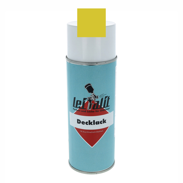 Spraydose, Leifalit 1K-Decklack - rapsgelb (400ml)